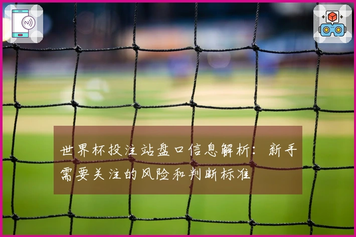 世界杯投注站盘口信息解析：新手需要关注的风险和判断标准